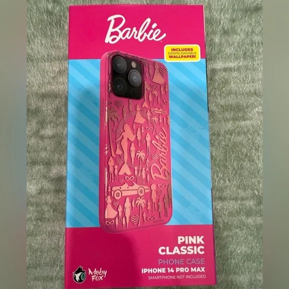 Barbie Black & White + Classic pink Phone Case for iPhone 14 Pro Max - Picture 14 of 16